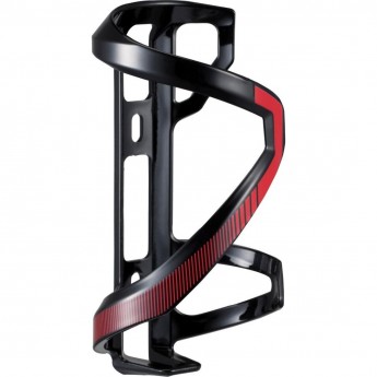 Флягодержатель для рамы AIRWAY SPORT с боковой вставкой фляги справа черный/глянцевый красный Флягодержатель для рамы AIRWAY SPORT с боковой вставкой фляги справа черный/глянцевый красный