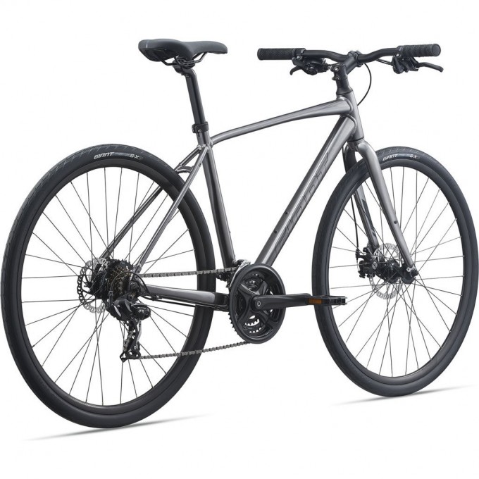 Велосипед дорожный фитнес GIANT ESCAPE 3 DISC (2021) metallic black 2100118 Metallic Black Велосипед дорожный фитнес GIANT ESCAPE 3 DISC (2021) metallic black 2100118 Metallic Black