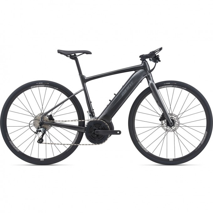 Велосипед дорожный фитнес GIANT FASTROAD E+ 2 PRO (2021) чёрный 2103101 Велосипед дорожный фитнес GIANT FASTROAD E+ 2 PRO (2021) чёрный 2103101